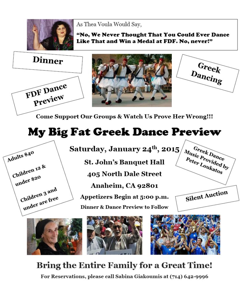 [Greek Dance Preview in Anaheim, California]