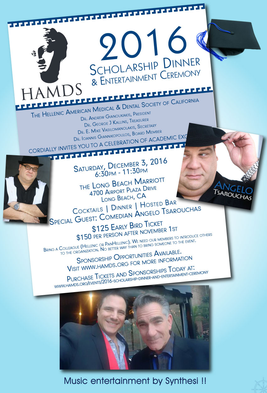 [HAMDS event with Angelo Tsarouchas and Synthesi music in Long Beach, California]