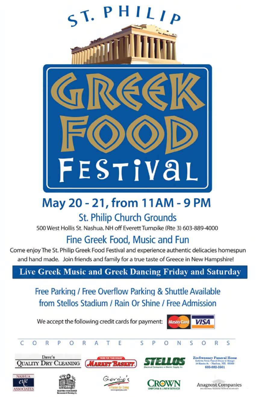 [Nashua Greek Festival in Nashua, New Hampshire]
