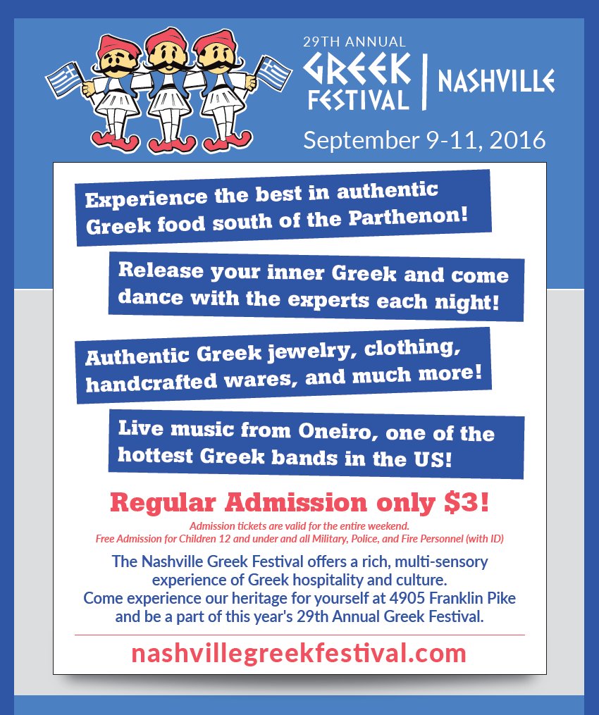 [Nashville Greek Festival in Nashville, Tennessee]