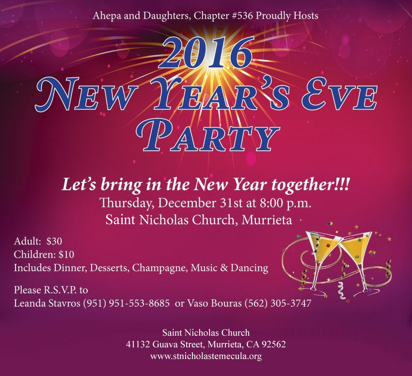 [New Year's Eve Party in Murrieta, California]