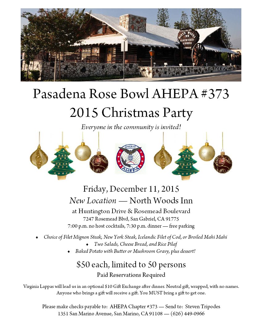[Pasadena AHEPA Christmas Party]