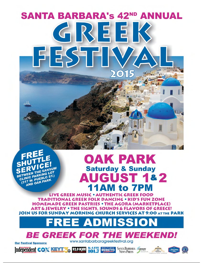 [Santa Barbara Greek Festival]