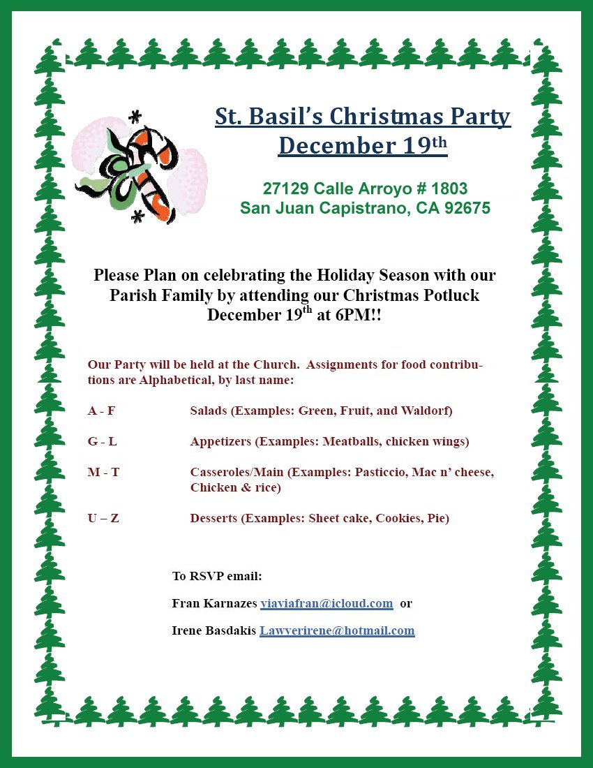 [San Juan Capistrano, California Christmas Party]