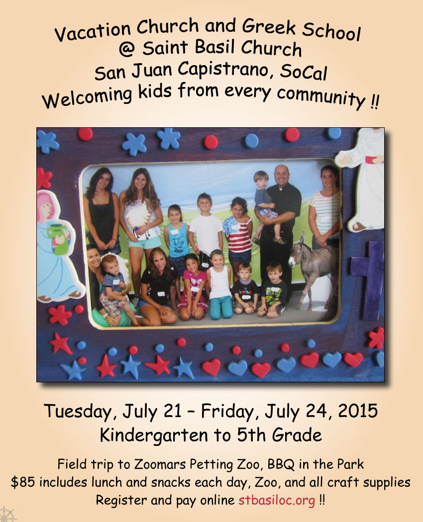 [Vacation Church School in San Juan Capistrano, California]