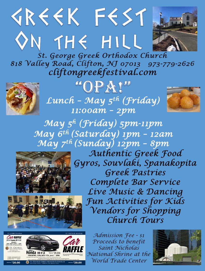 [Greek Fest on the Hill in Clifton, New Jersey]