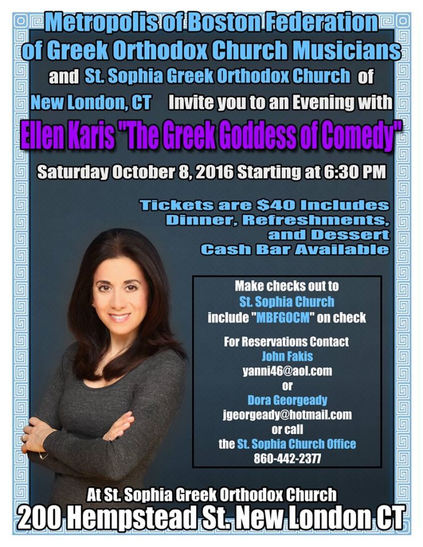 [Ellen Karis Comedy Night in New London, Connecticut]