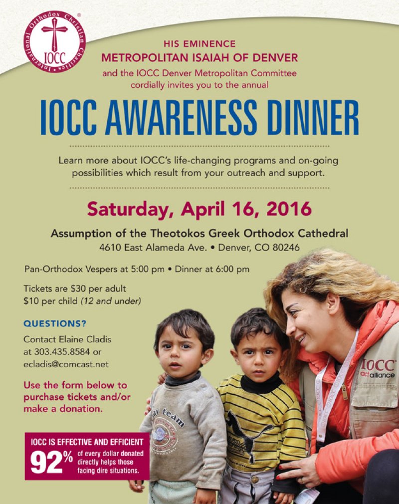 [IOCC Awareness Dinner in Denver, Colorado]