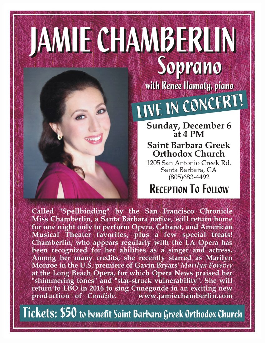 [Jamie Chamberlin Concert in Santa Barbara, California]